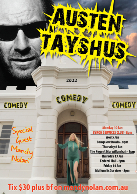 Austen Tayshus Comedy January 2022